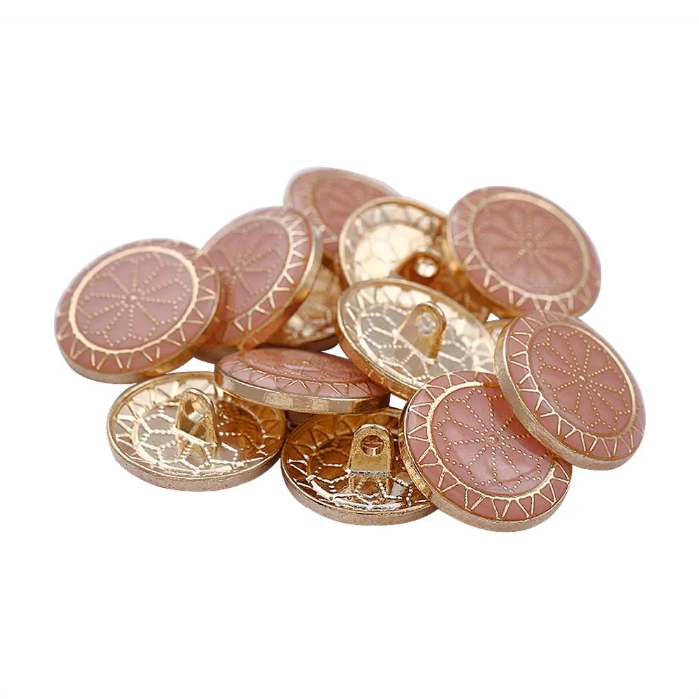 Designer Lamination Shank Metal Buttons for Clothing