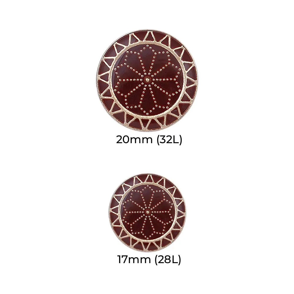 Designer Lamination Shank Metal Buttons for Clothing