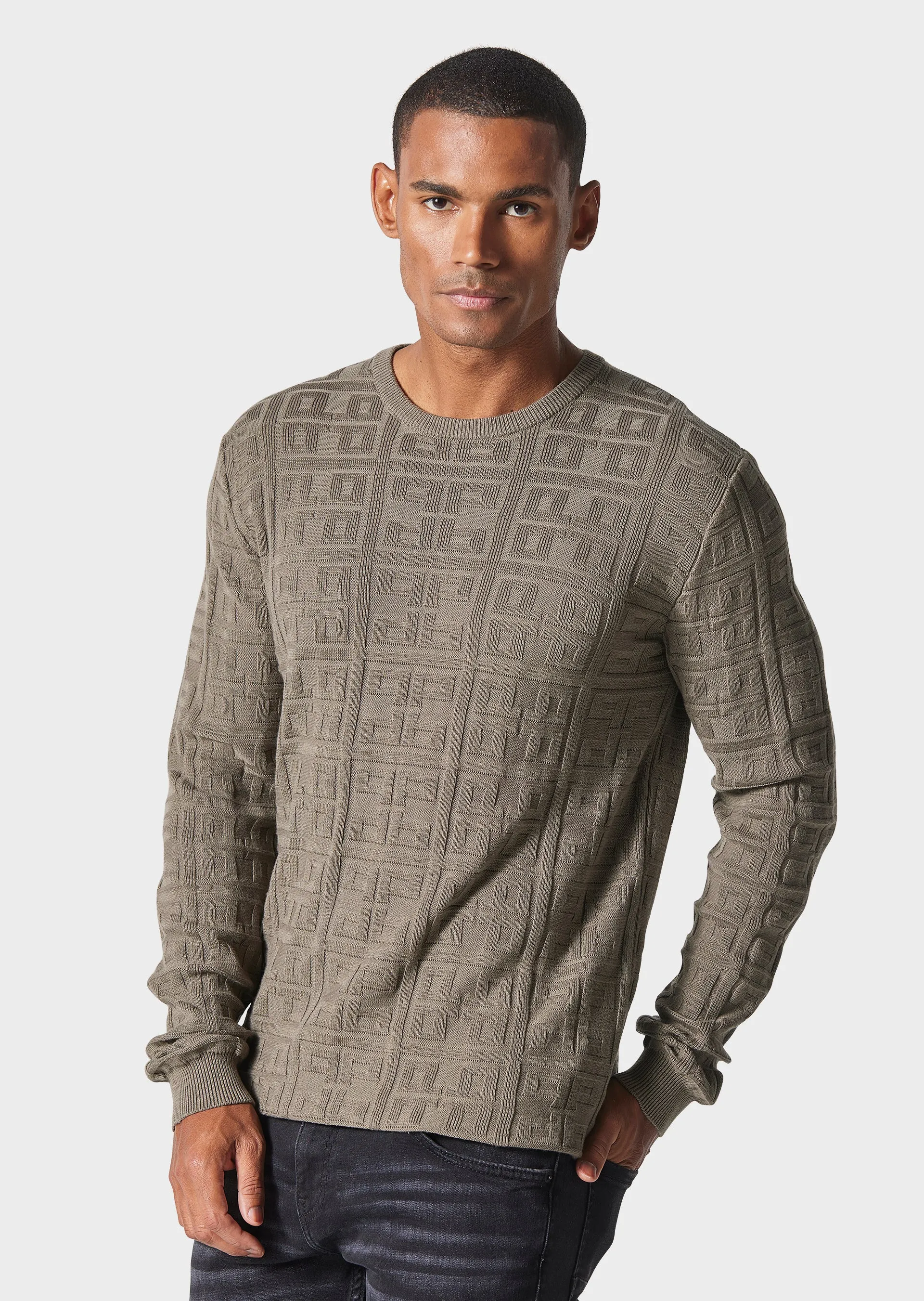 Divisa Nude Knitted Sweatshirt