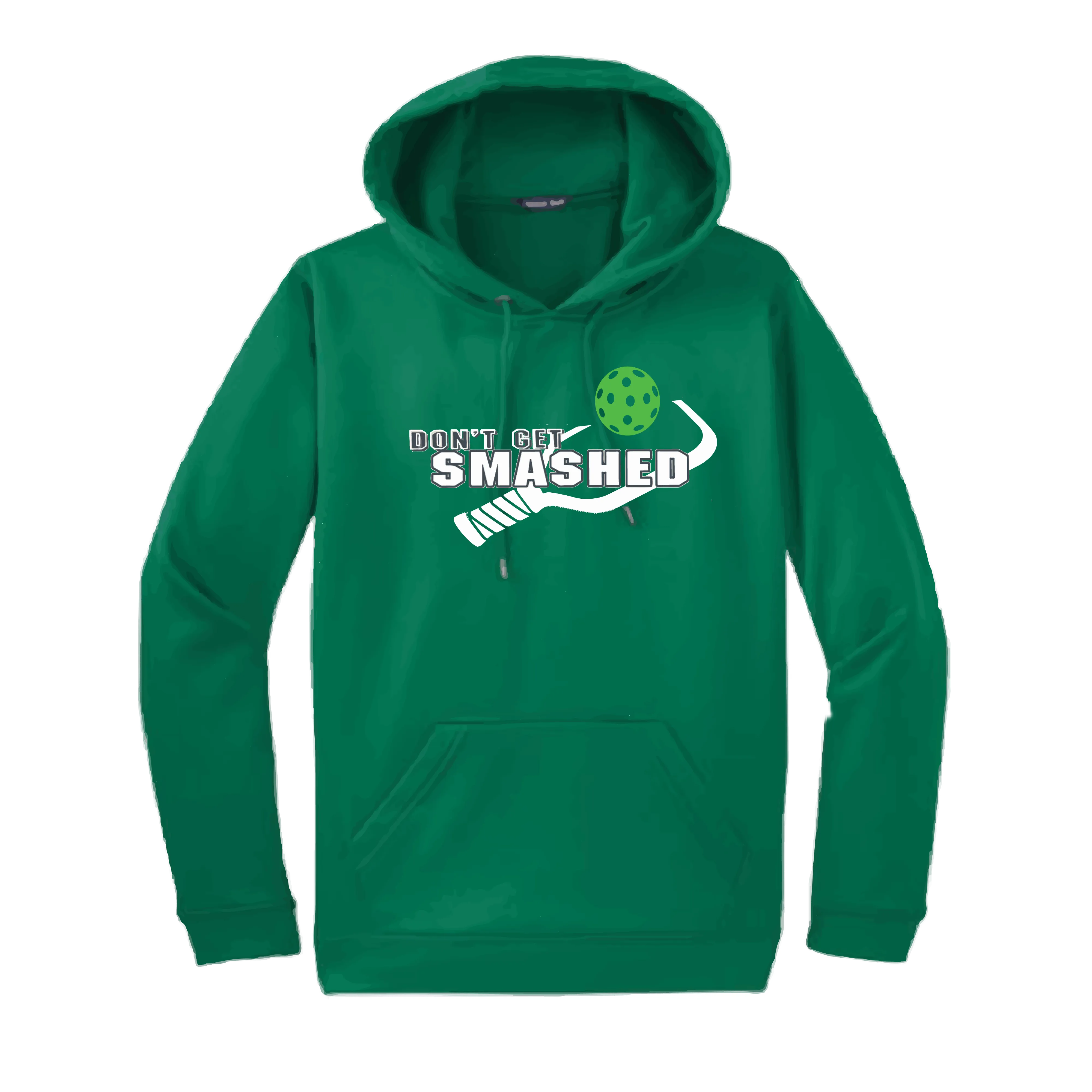 Don't Get Smashed Customizable (Colors Green Rainbow Red) | Unisex Hoodie Pickleball Sweatshirt | 50% Cotton 50% Polyester