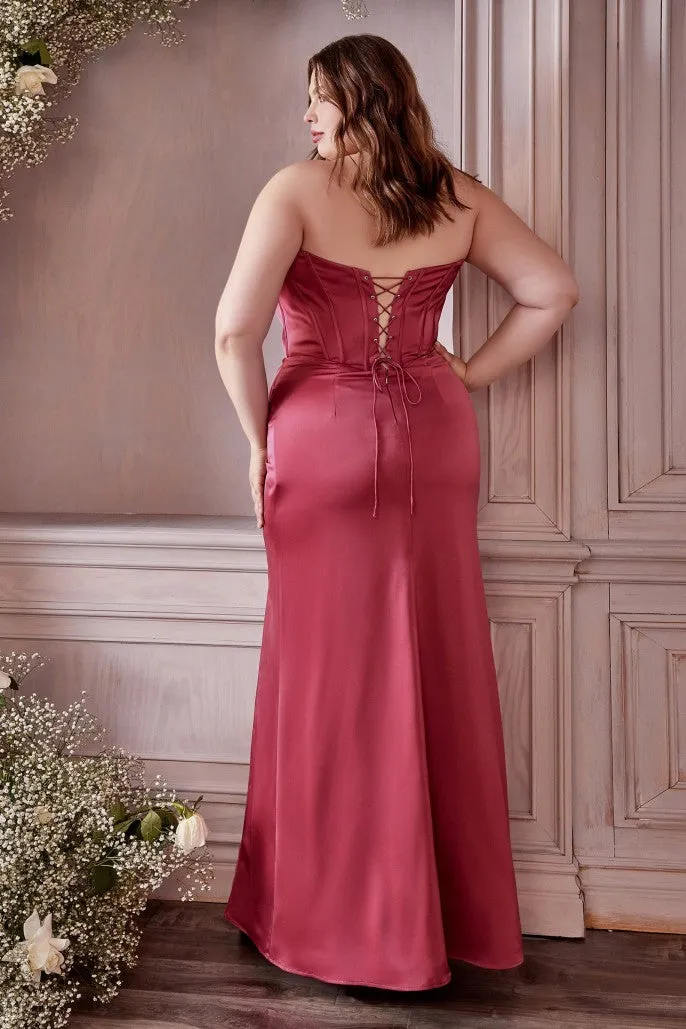 Dreaming | Corset Soft Satin Dress | LaDivine 7484