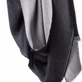 Eden Reversible Scarf in Black