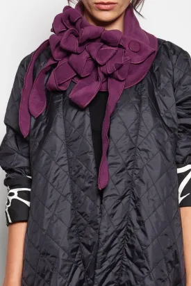 Ellie - Aubergine  Collar Scarf