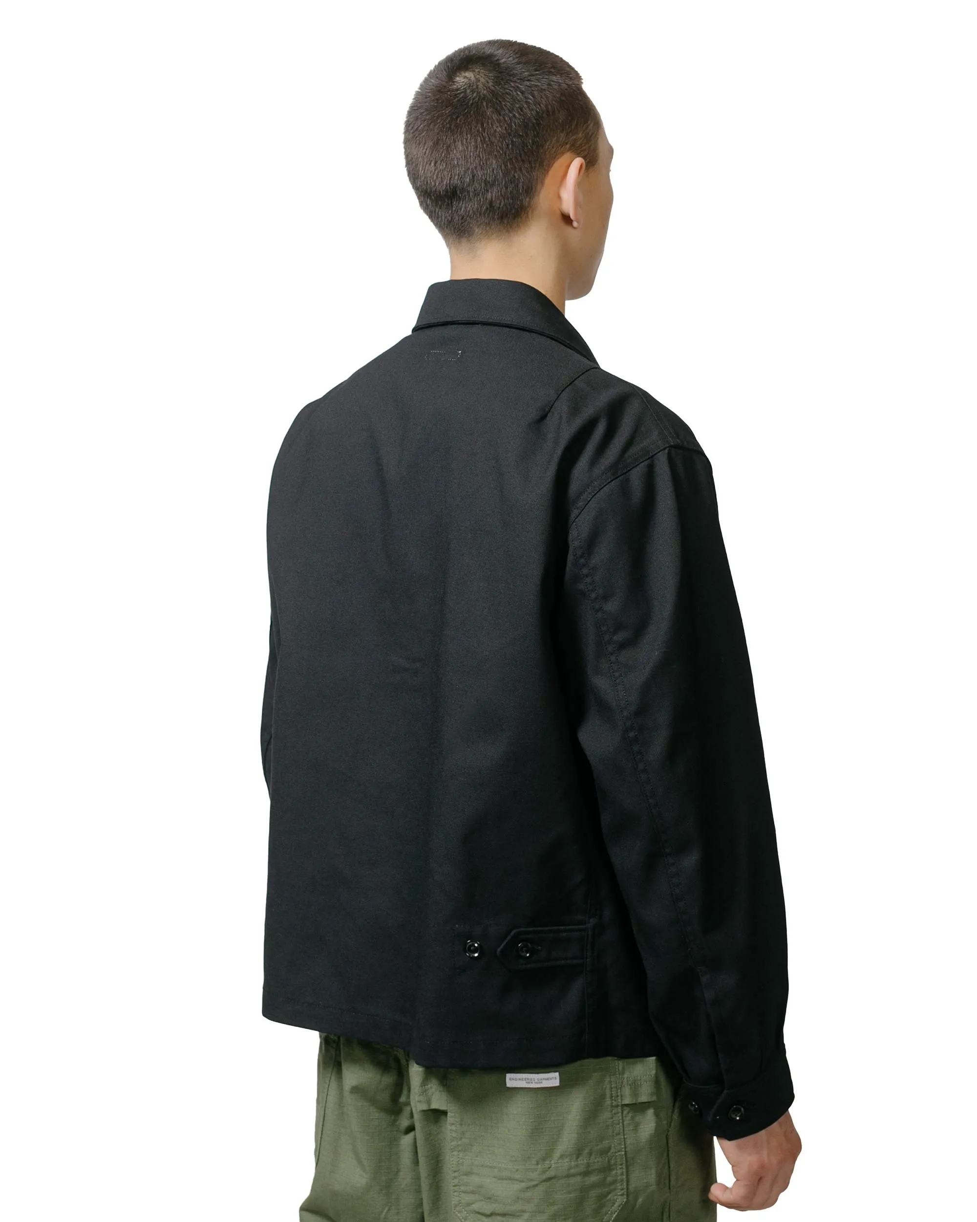 Engineered Garments Claigton Jacket Dark Navy PC Hopsack