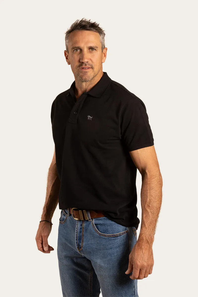 Essential Mens Polo - Black