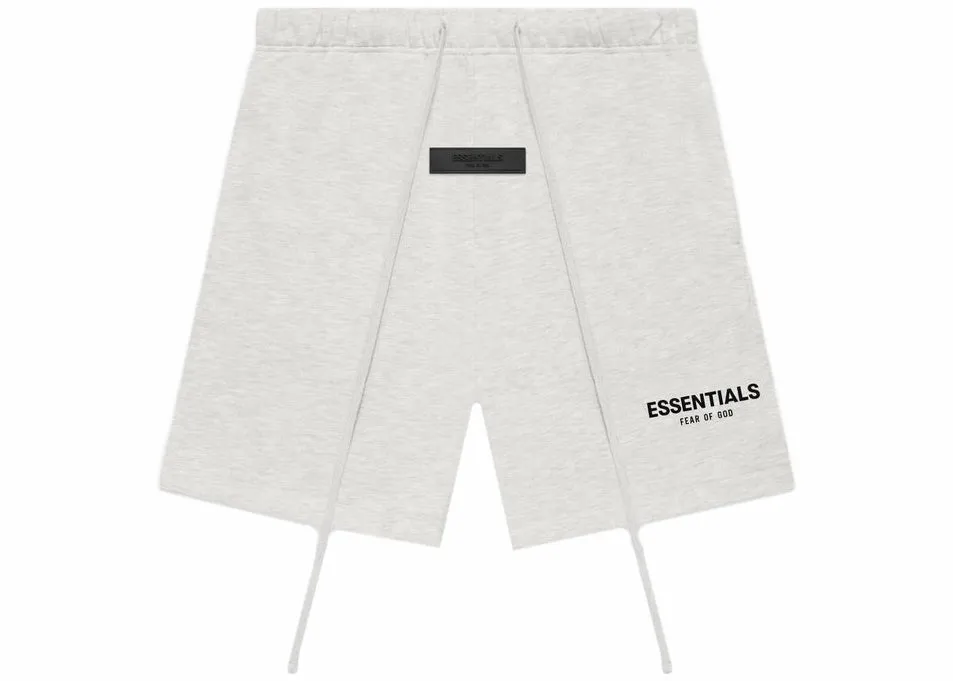 FEAR OF GOD ESSENTIALS SWEAT SHORT LIGHT OATMEAL (SS22)