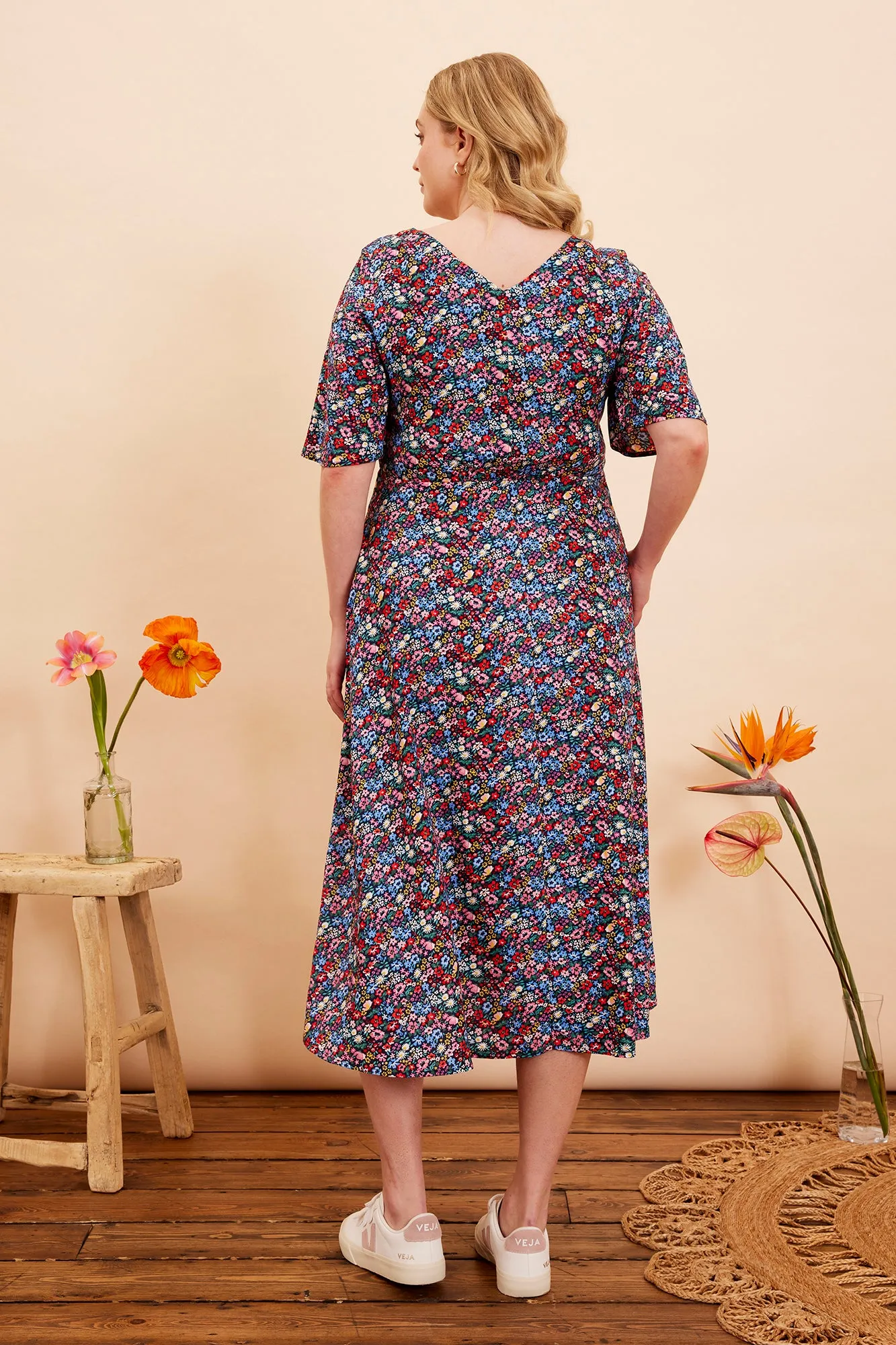 Fleur Summer Garden Floral Dress