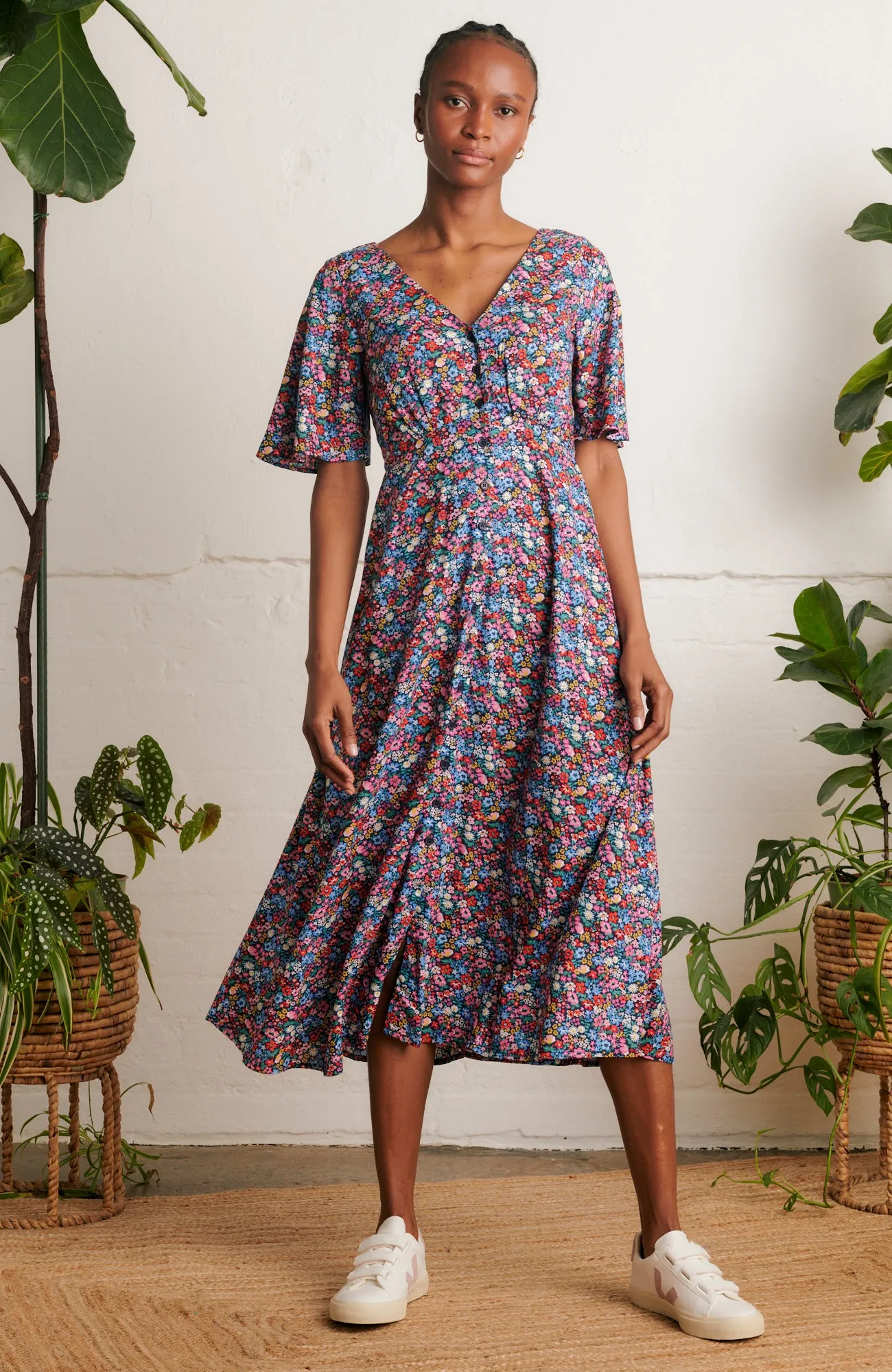 Fleur Summer Garden Floral Dress