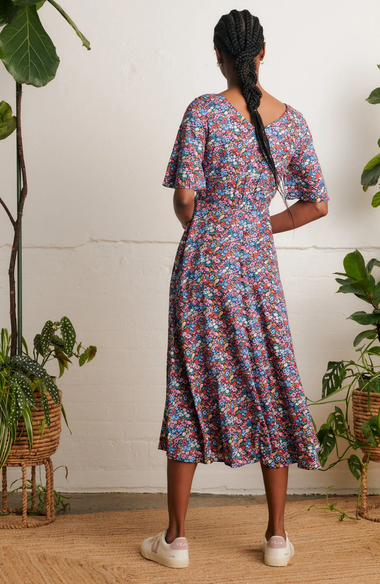 Fleur Summer Garden Floral Dress