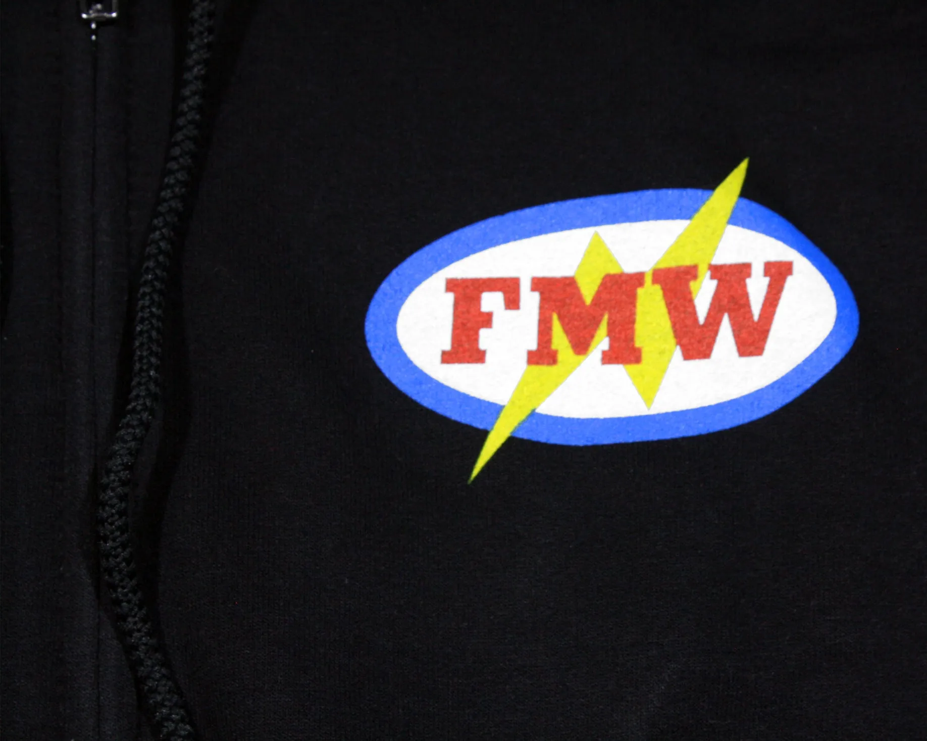 FMW LIGHTNING LOGO ZIP-UP HOODIE