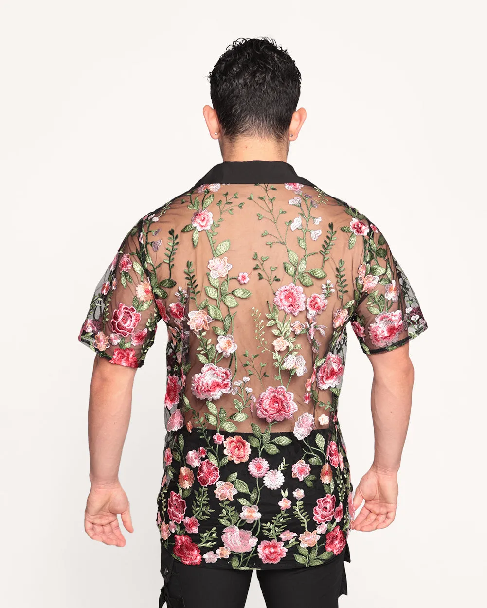 Forest Nymph Floral Camp Shirt