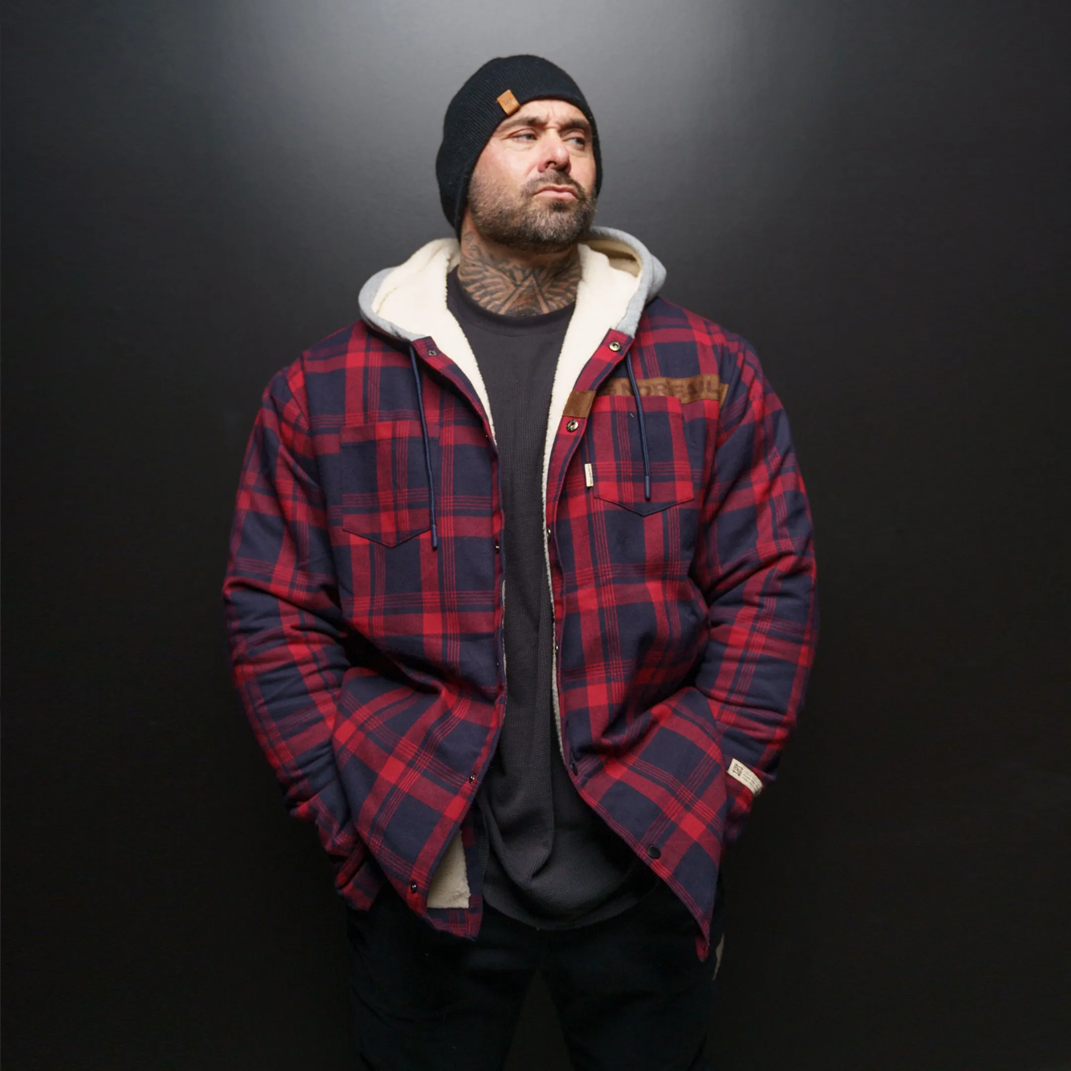 FOREVER SHERPA JACKET - RED