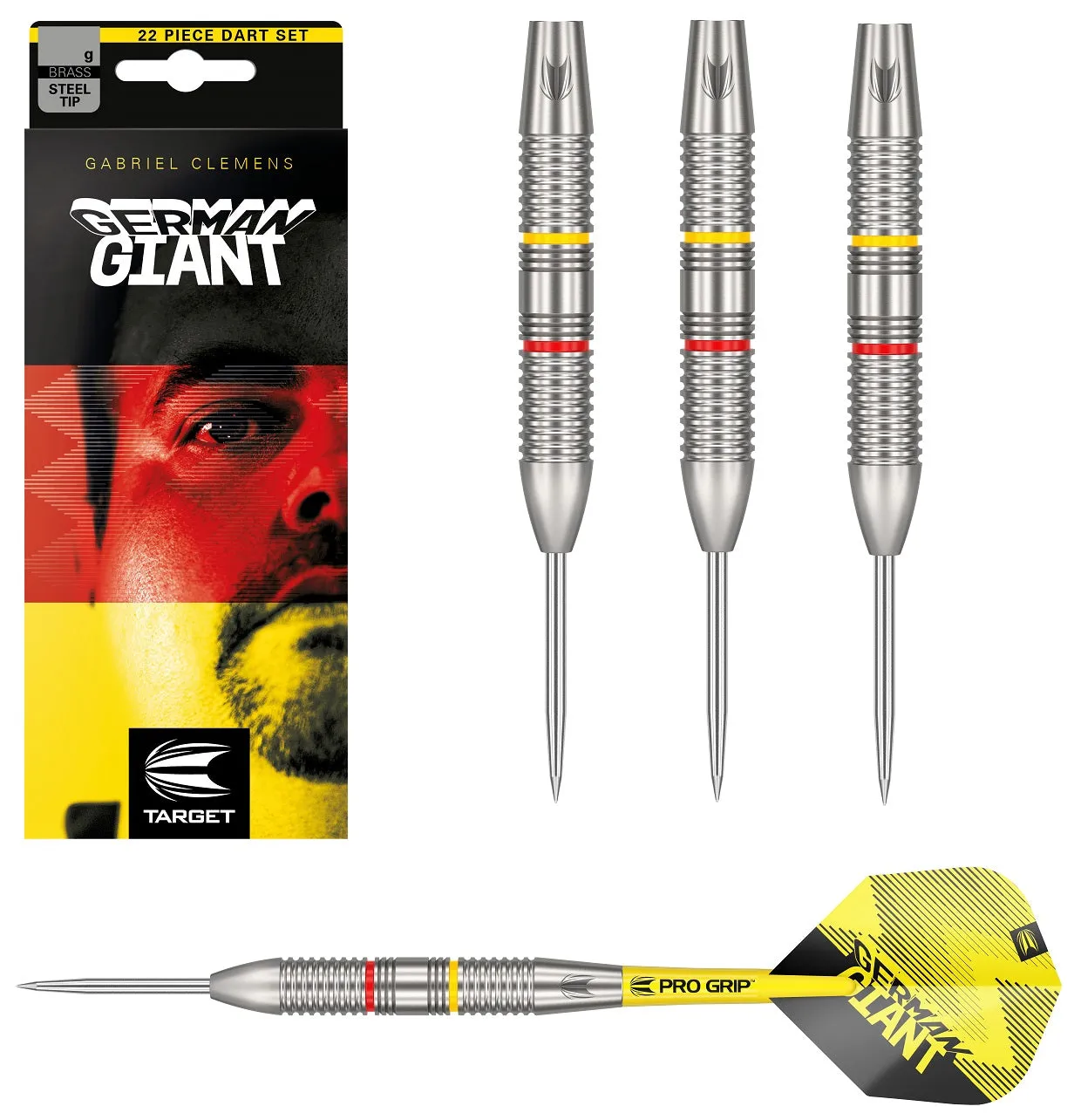 Gabriel Clemens Brass Steel Tip Darts by Target