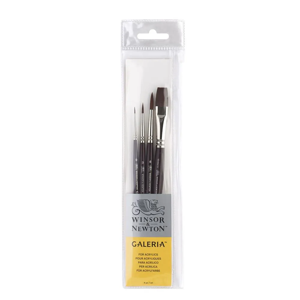 Galeria Brush Short Handle 4 Pack