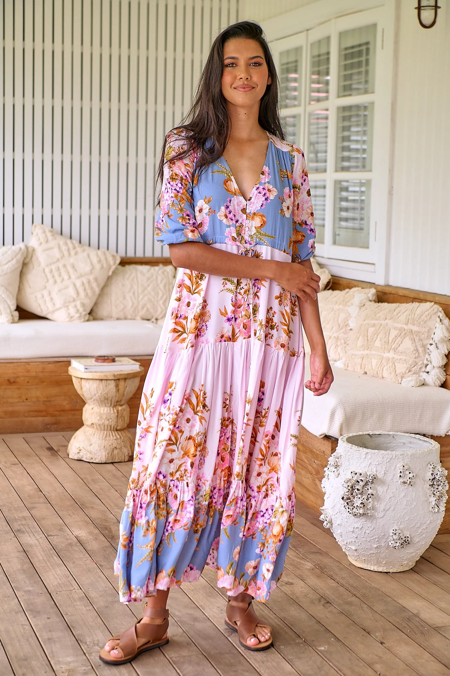 Georgie Maxi - Pink/Blue