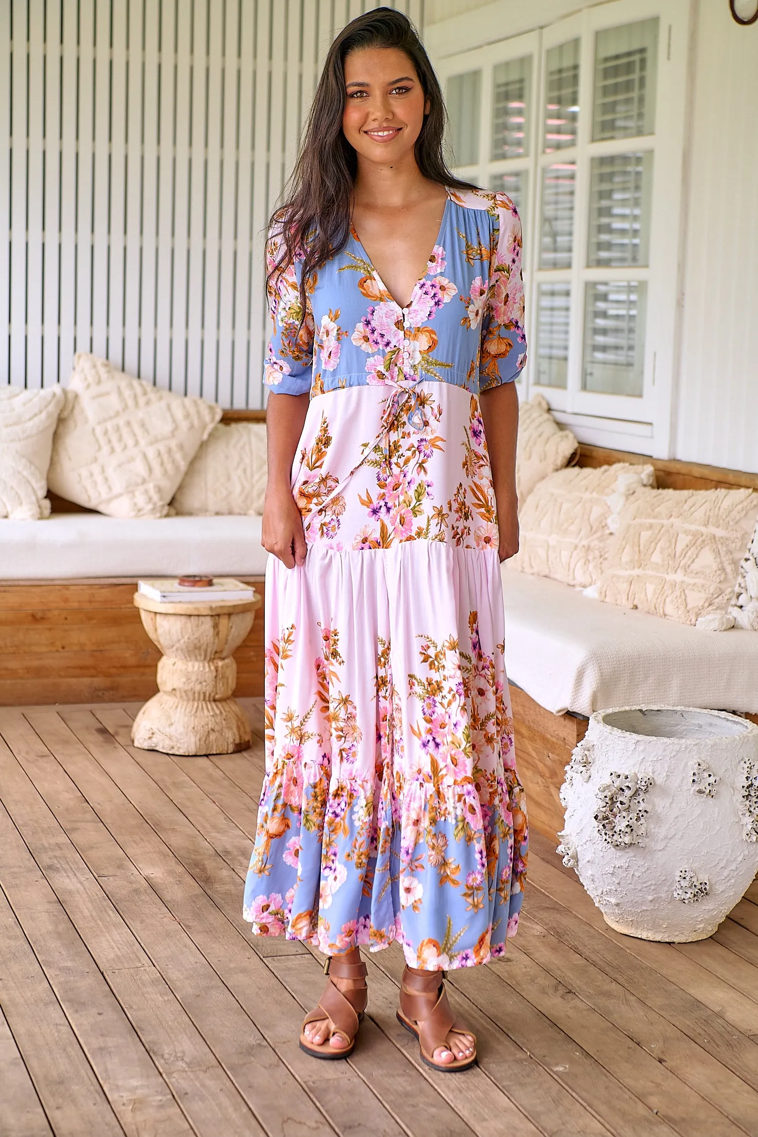 Georgie Maxi - Pink/Blue