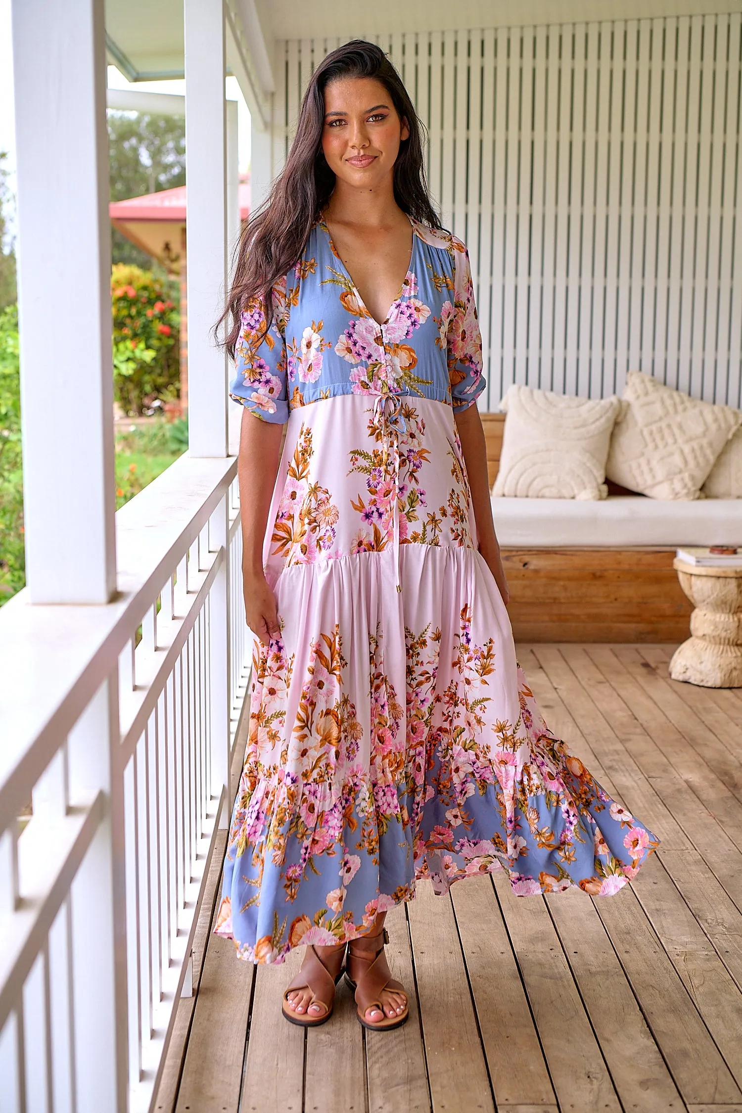 Georgie Maxi - Pink/Blue