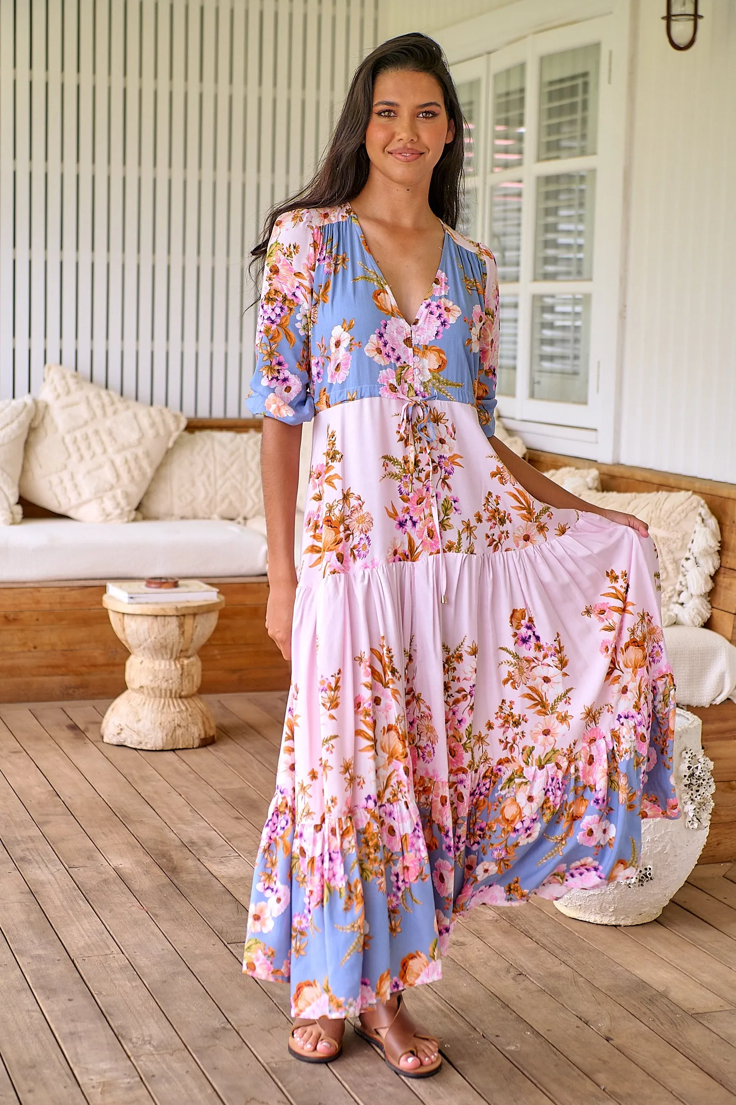 Georgie Maxi - Pink/Blue