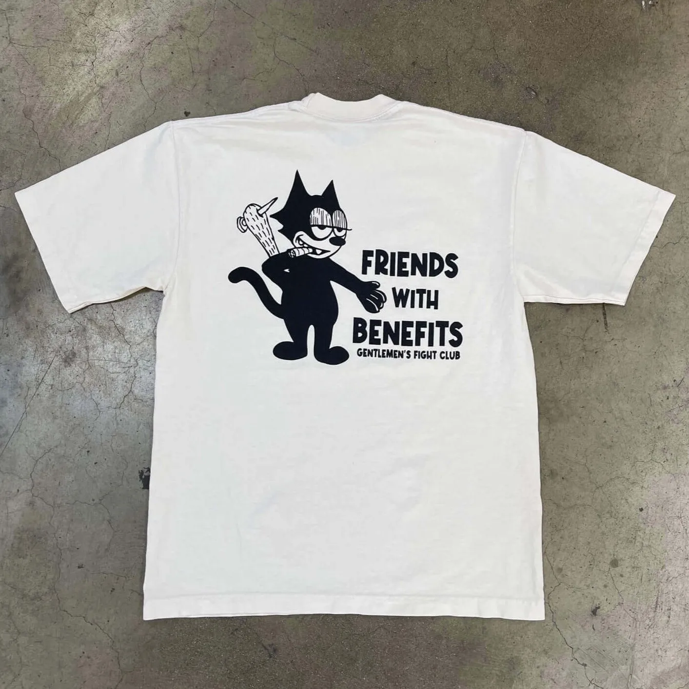 GFC 'Friends With Benefits' HEAVYWEIGHT Tee Creme