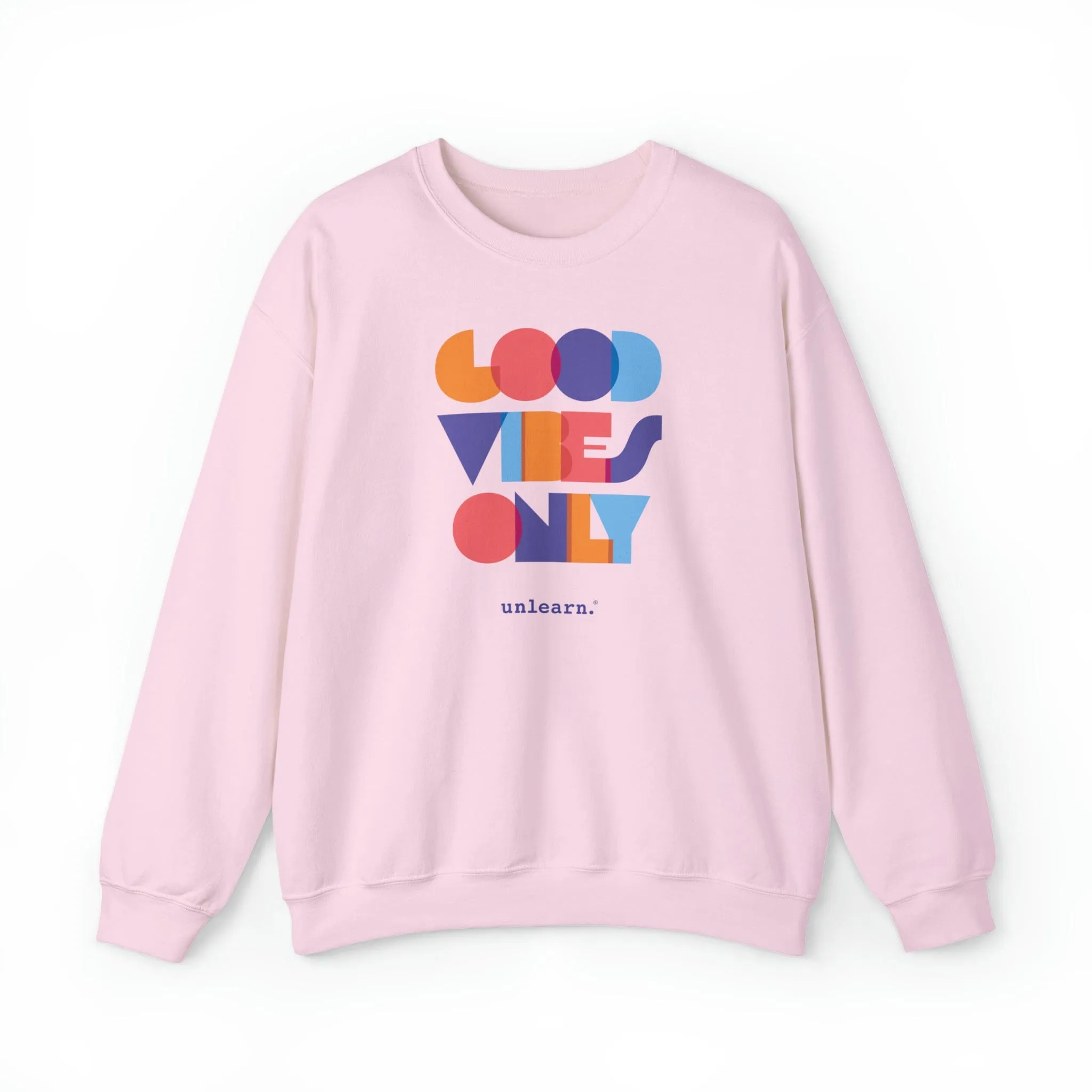 Good Vibes Only - Relaxed Fit Crewneck Sweatshirt