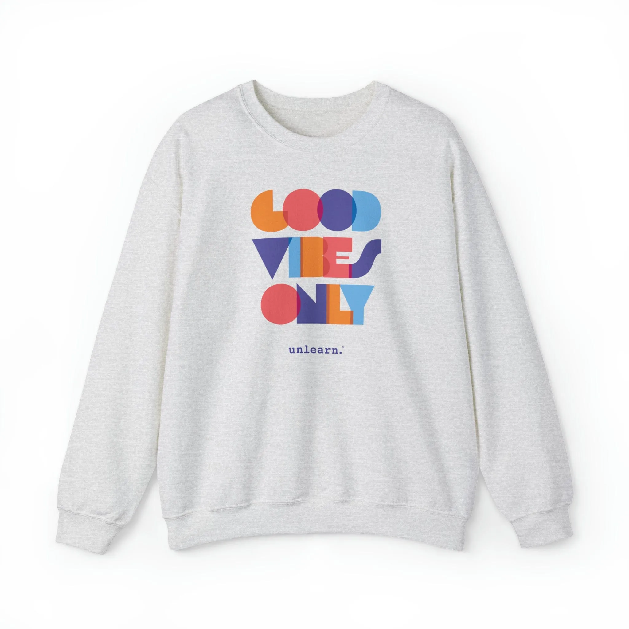 Good Vibes Only - Relaxed Fit Crewneck Sweatshirt