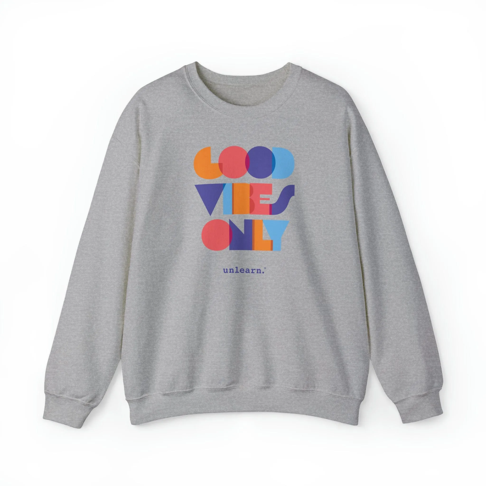 Good Vibes Only - Relaxed Fit Crewneck Sweatshirt