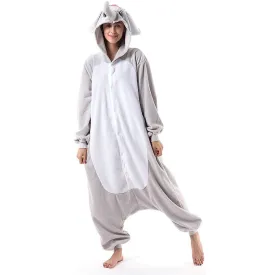 Grey Elephant Adult Onesie