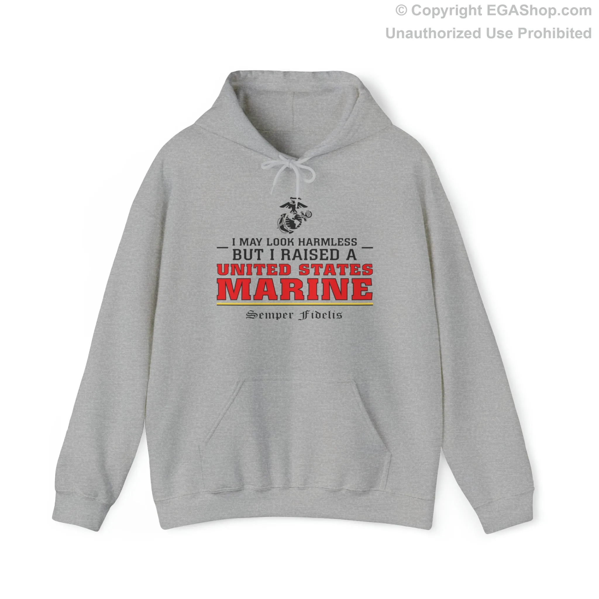 Hoodie: I May Look Harmless but I Raised a US Marine