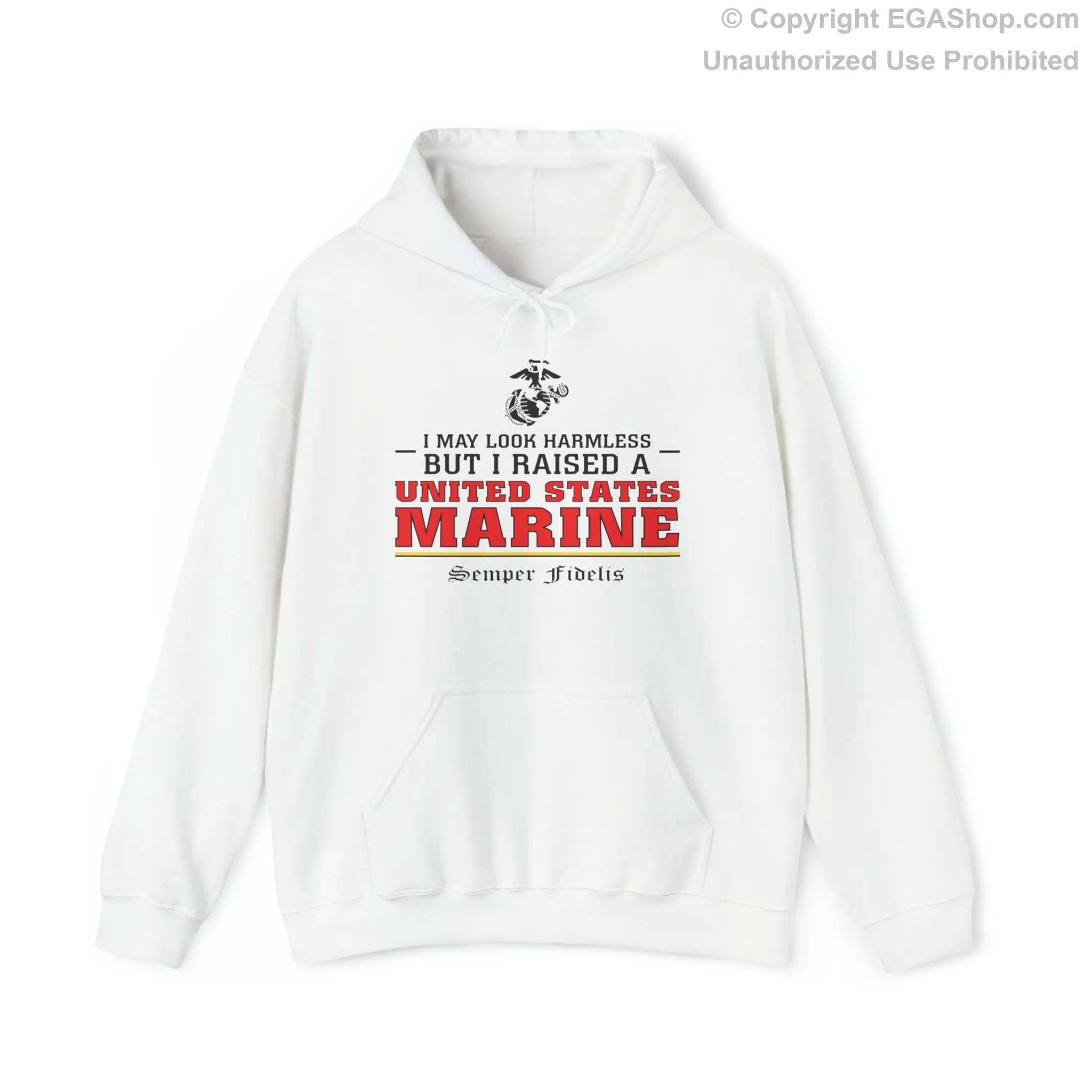 Hoodie: I May Look Harmless but I Raised a US Marine