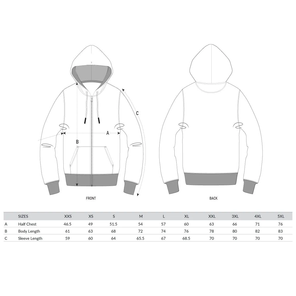 Illegal Rave Crest - Zipped Hood - Grey