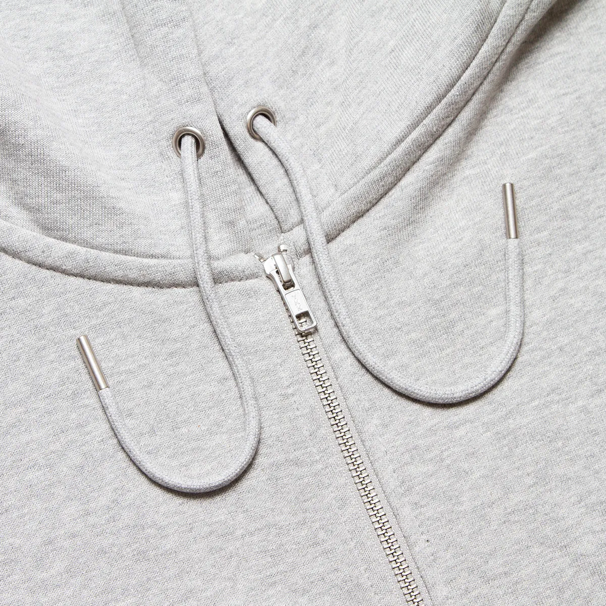 Illegal Rave Crest - Zipped Hood - Grey