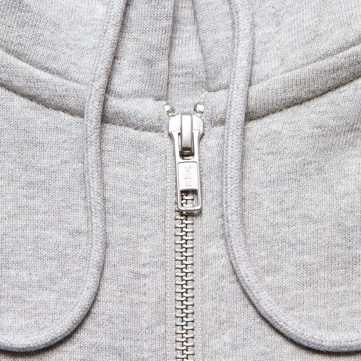 Illegal Rave Crest - Zipped Hood - Grey