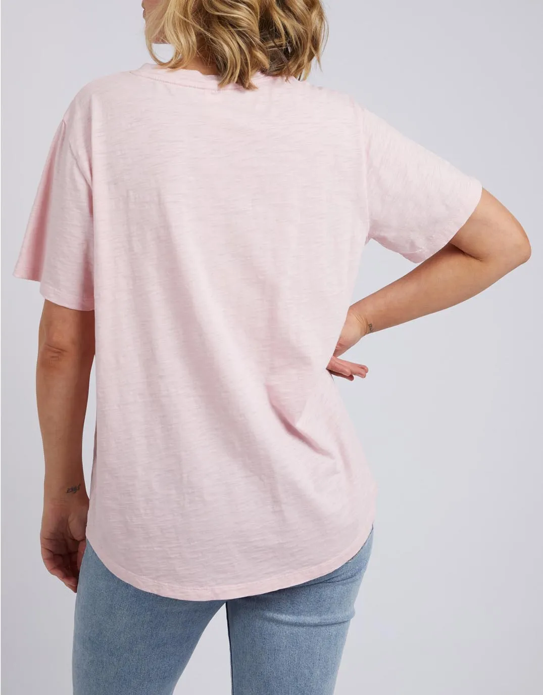 Janey Floral Tee - Splendid Pink