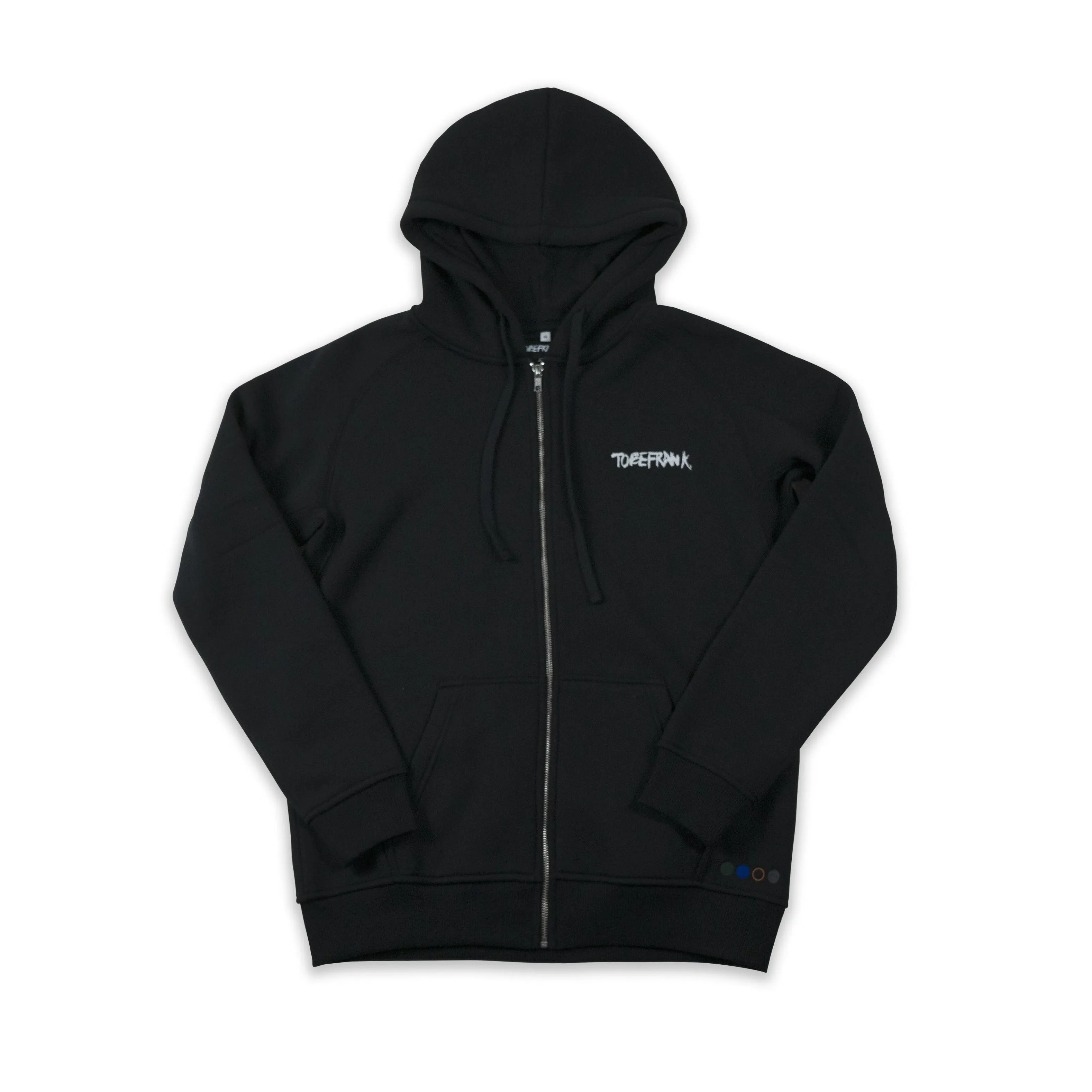 Jo Zip-Up Hoodie in Black