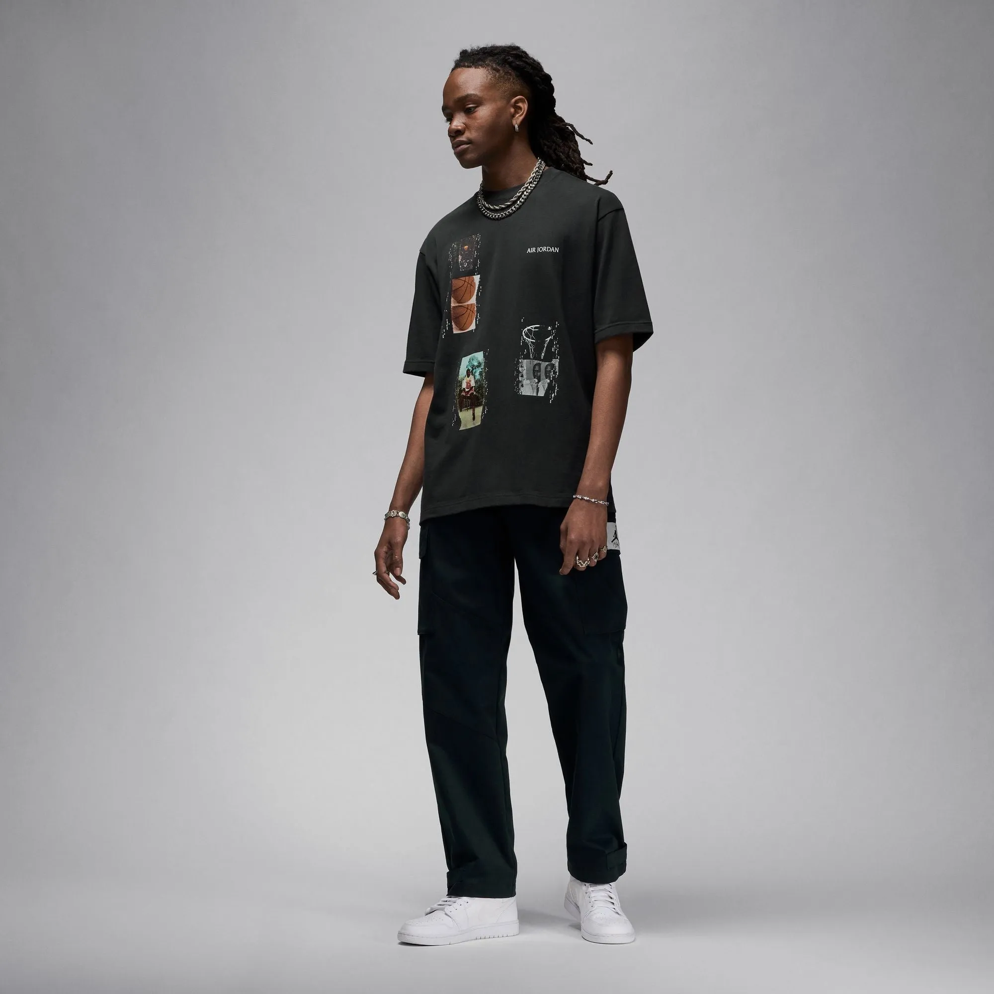 Jordan Flight Heritage T-Shirt 'Off Noir'