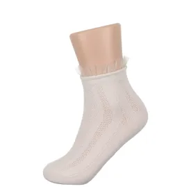 Jrp Girls Tulip Midcalf Sock Ivory