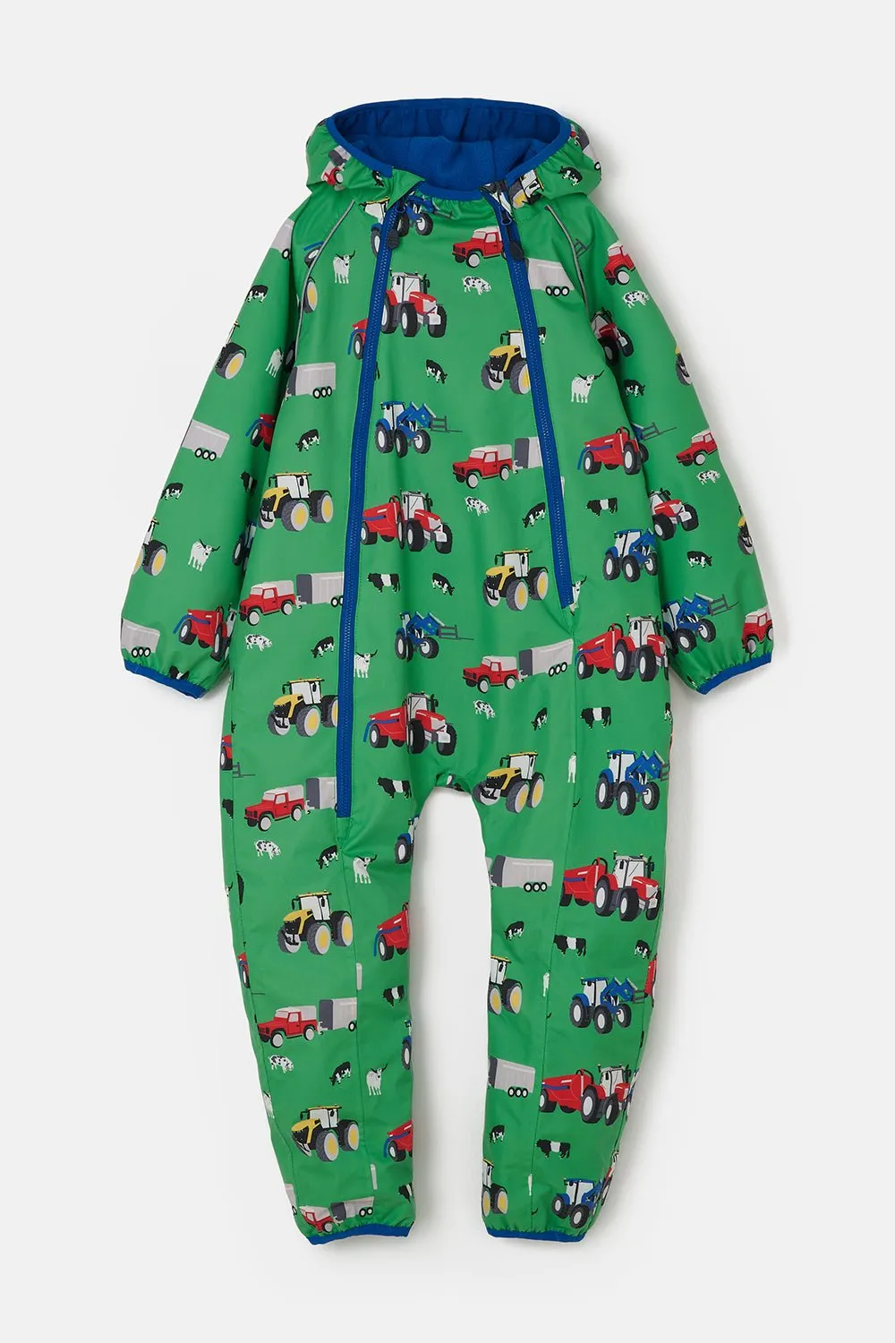 Jude Puddlesuit - Peagreen Tractor Print