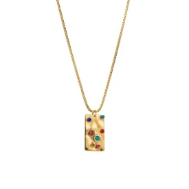 Just Lil Things Artificial Gold Necklace