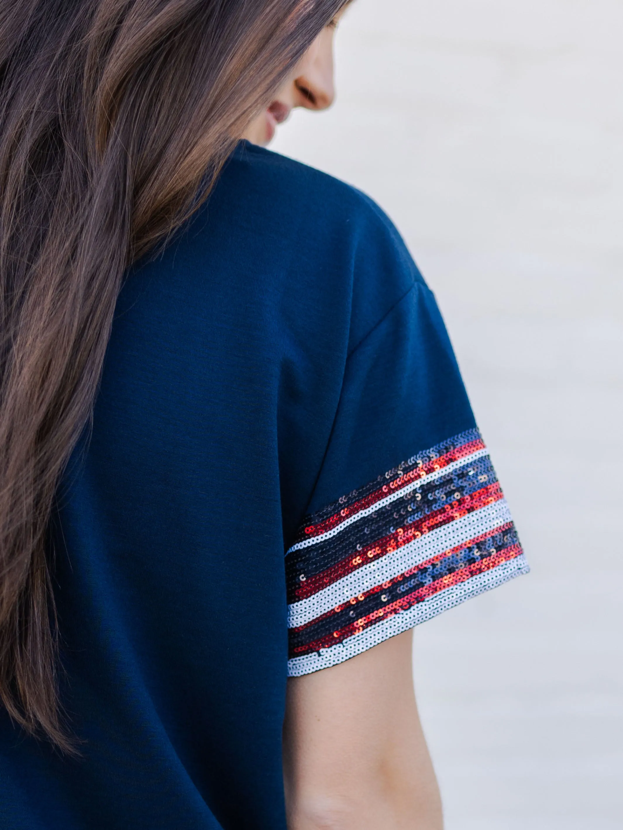 Lauren Top | Red   Blue