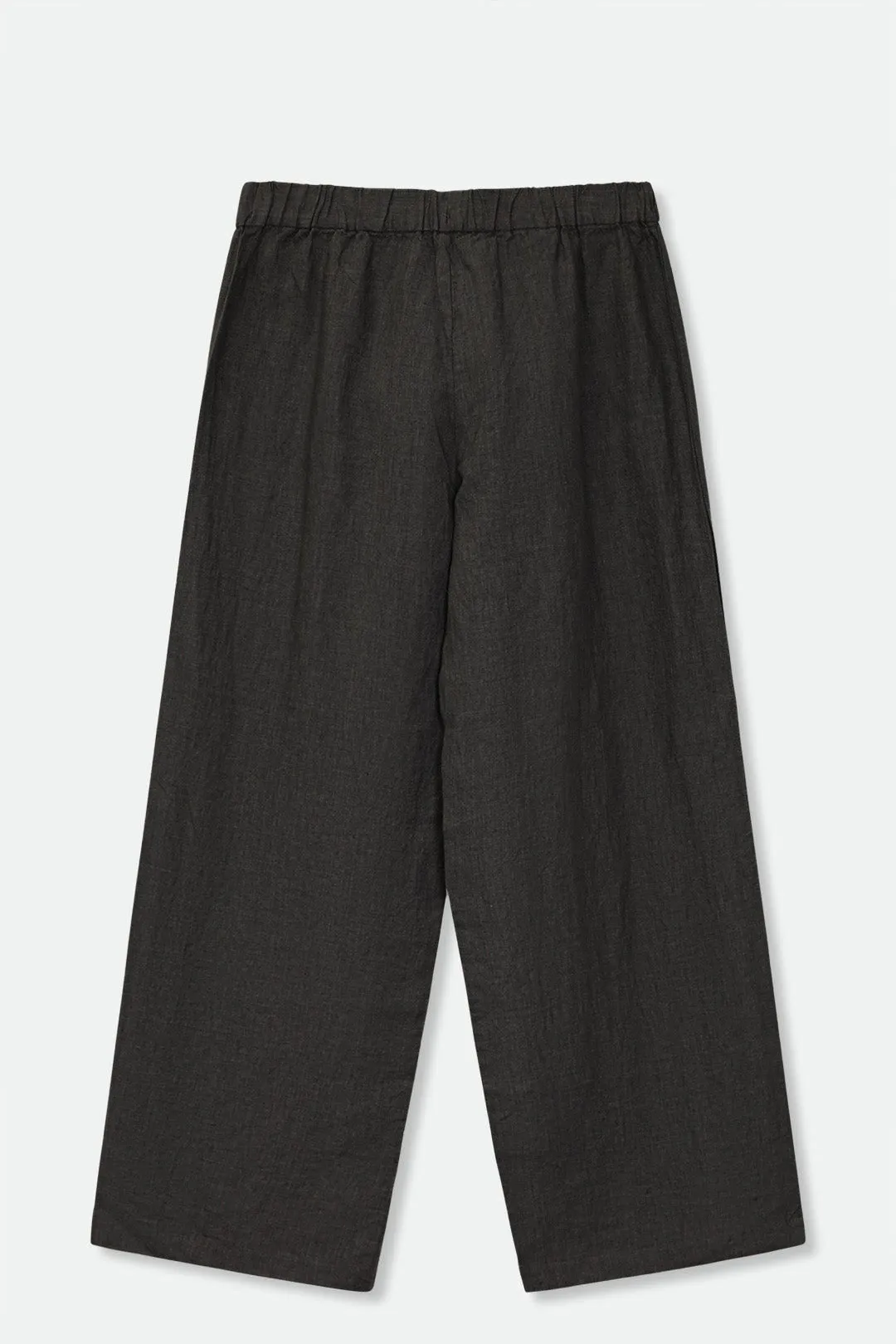 LAURENZA WIDE LEG PULL ON PANT IN ITALIAN LINEN