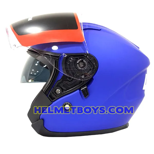 LAZER JH3 Motorcycle Sunvisor Helmet Matt Colors