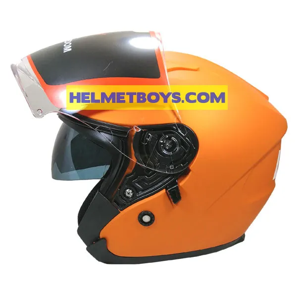 LAZER JH3 Motorcycle Sunvisor Helmet Matt Colors