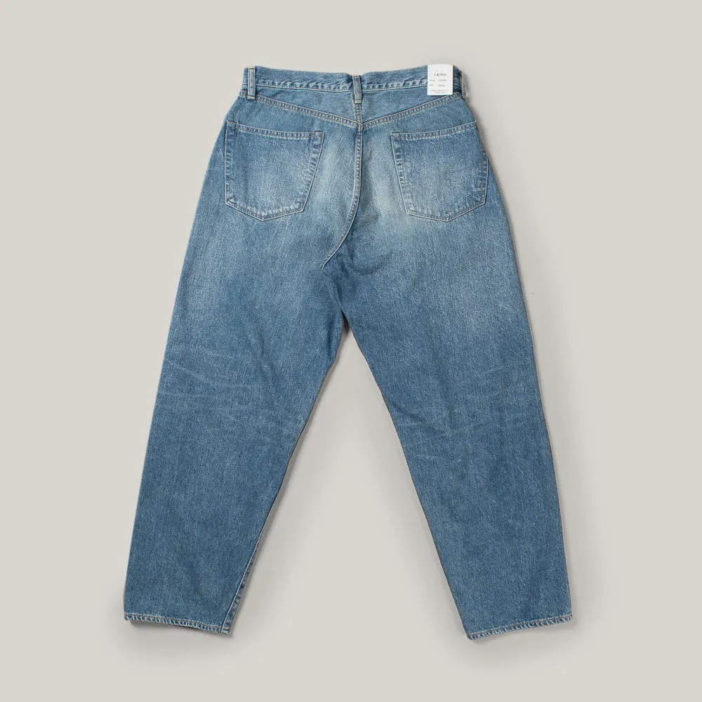 LENO LOOSE TAPERED JEAN - FADE INDIGO