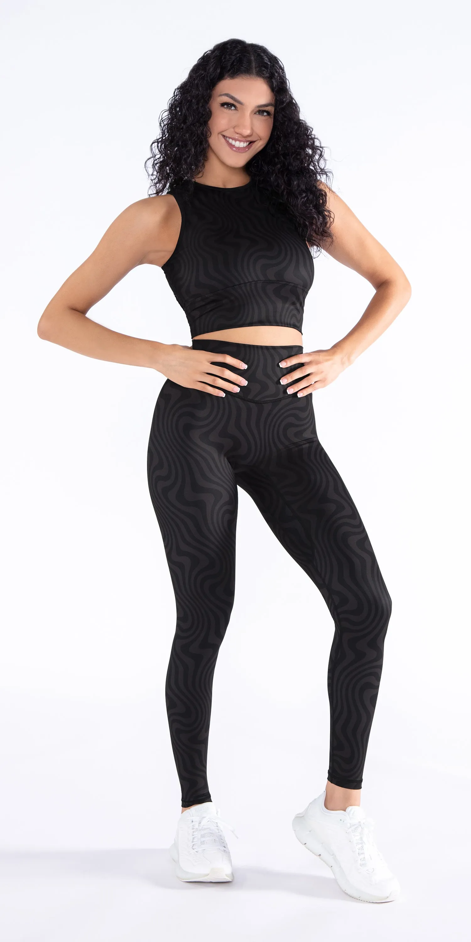 Licorice Swirl - Contour Legging