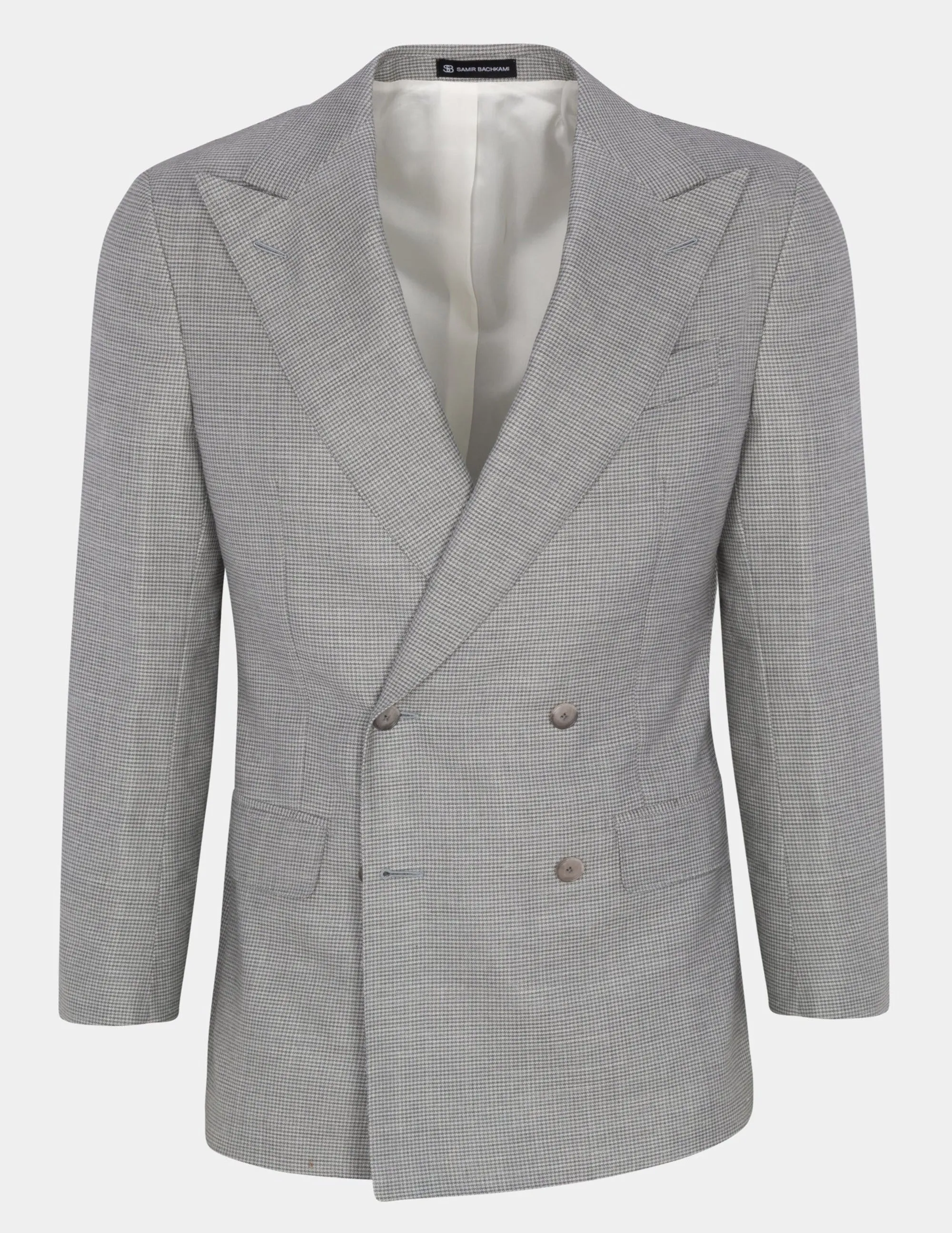 Light Grey Double Breasted Suit