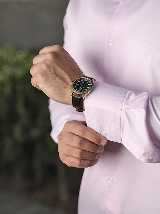 Light Pink Self Lining Formal Shirt