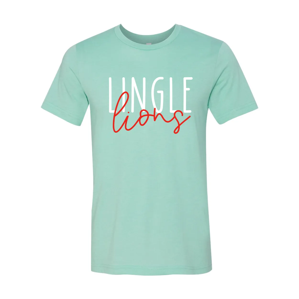 Lingle Lions Script Font Tee