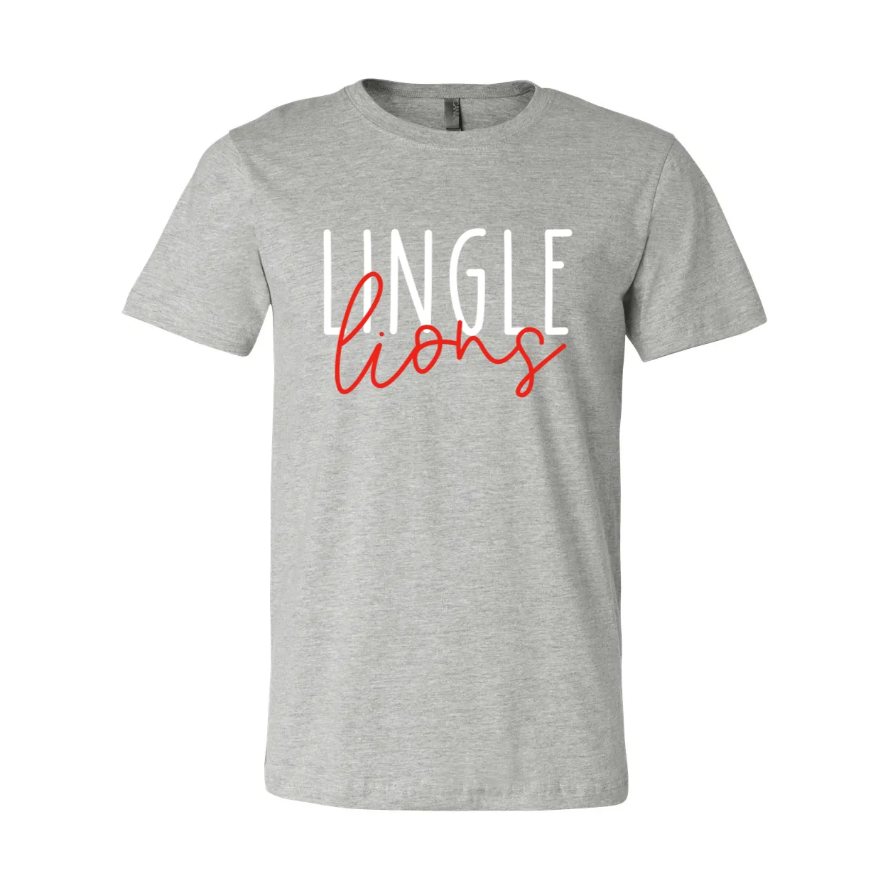 Lingle Lions Script Font Tee