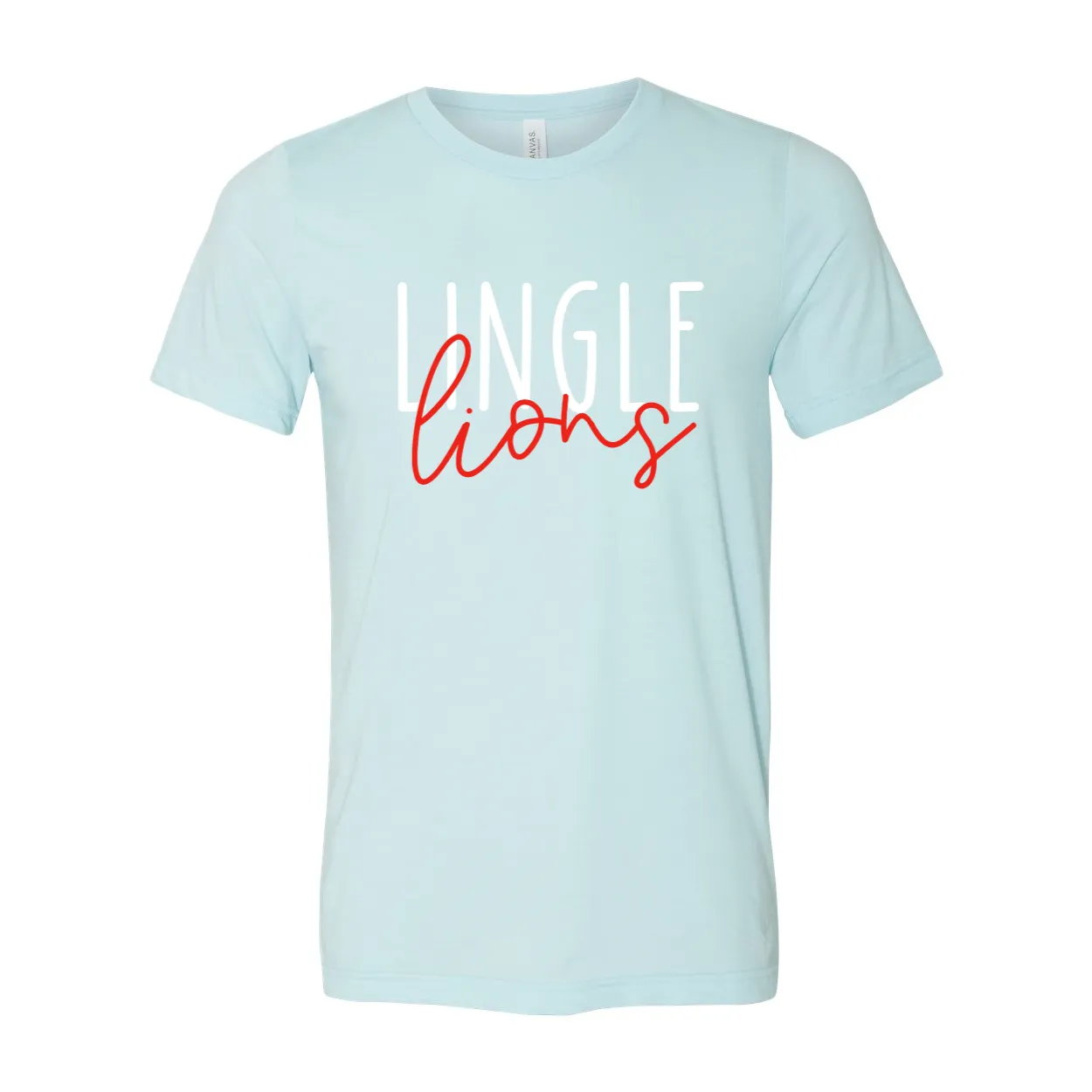 Lingle Lions Script Font Tee