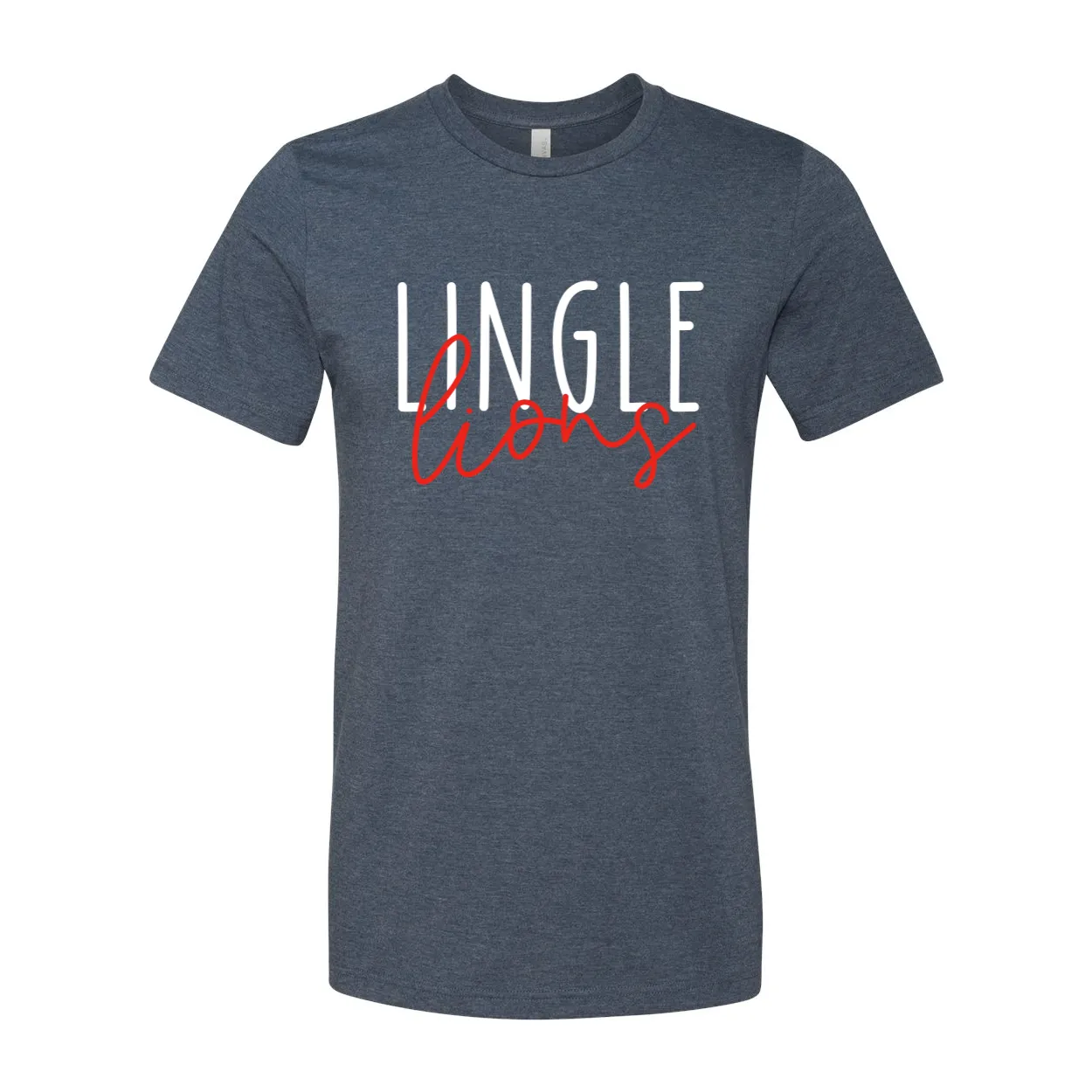 Lingle Lions Script Font Tee